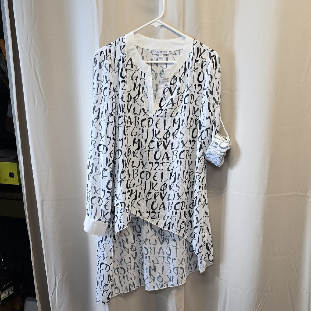 ADORE Hi-Lo ABC Blouse